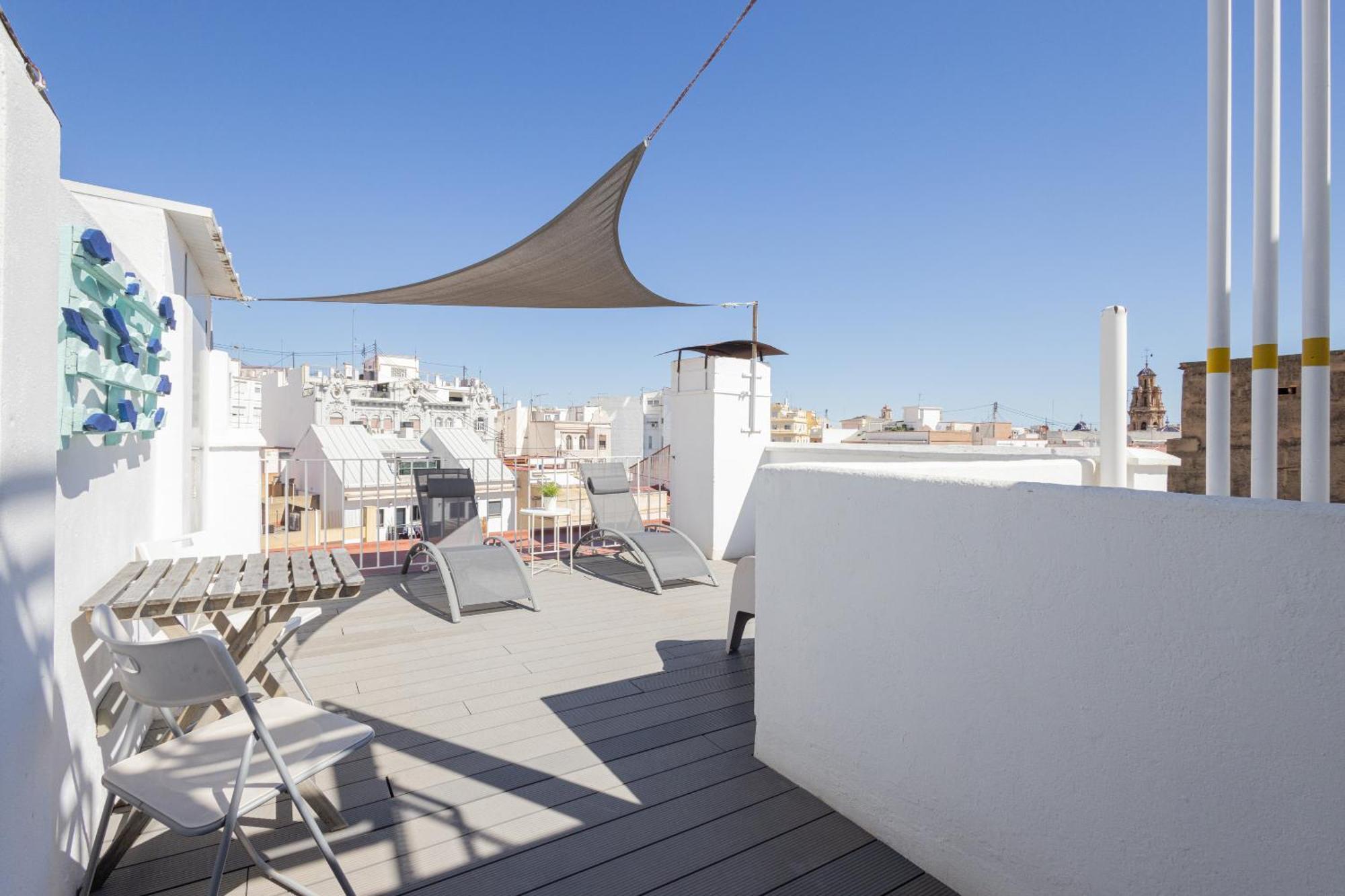 Apartmán Florit Flats - Atico Oasis De Ruzafa Valencie Exteriér fotografie